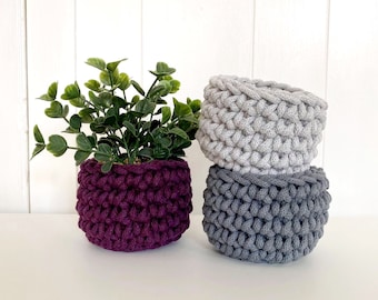 Crochet Tiny Basket Pattern | Tiny Basket Pattern |  Basket Pattern | Crochet Pattern | Pattern | PDF Pattern