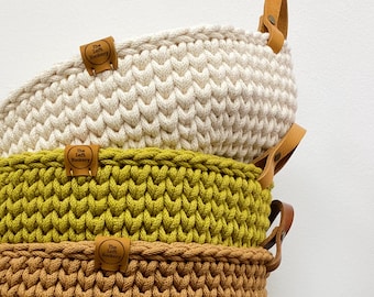 Crochet Bread Basket Kit, Beginners Crochet Kit, Craft Kit, Crochet Kit