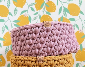 Super Chunky Crochet Basket Kit, Crochet Kit
