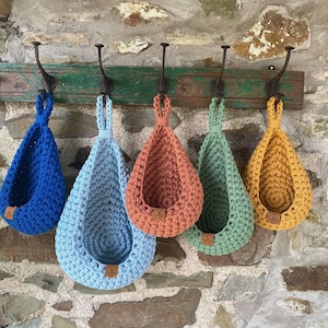 Crochet Hanging Basket Pattern Crochet Basket Pattern Hanging Basket Pattern Teardrop Hanging Basket Pattern Crochet Pattern image 1