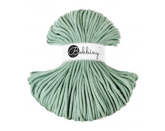 Aloe Bobbiny Premium 5mm Braided Cord, Crochet, Macrame Cord 100m/108yds