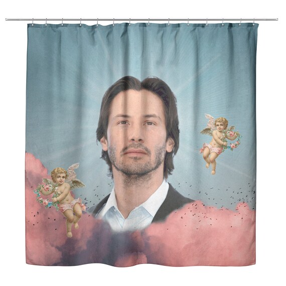 cloud shower curtain