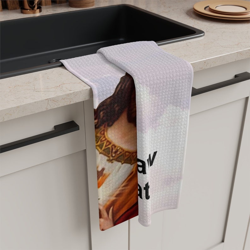 Jesus I Saw That Hand Towel Meme Bathroom Towel Funny Guest Etsy