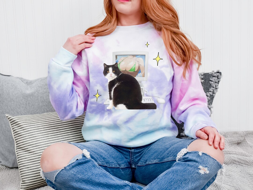 Japanese Erotic Hentai Kitty Anime Drooling Baseball T-shirt/Sweater SD02709
