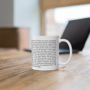 Navy Seal Copypasta-mugg - Internet Tough Guy Meme-kaffemugg 340 ml, Gorilla Warfare Copypasta, roliga maringåvor, fuktig meme-skämtgåva för män bild 6