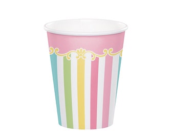 Carousel Party Cups Horse Party Cups Carousel Birthday Party - Etsy