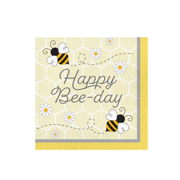 Happy Bee Day Lunch Napkins
