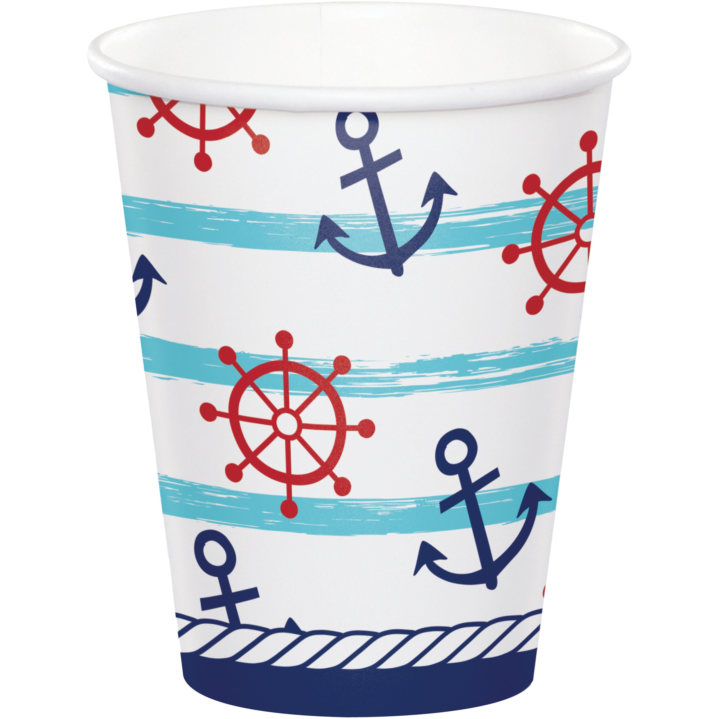 Nautical Paper Cups Etsy