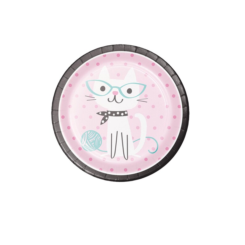 Cat Party Lunch Plates