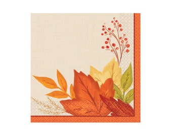 Fall Cake Napkins