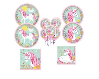 16 Guest Magical Unicorn Party Pack