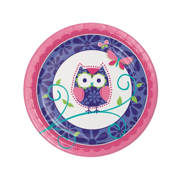 Owl Lunch Plates