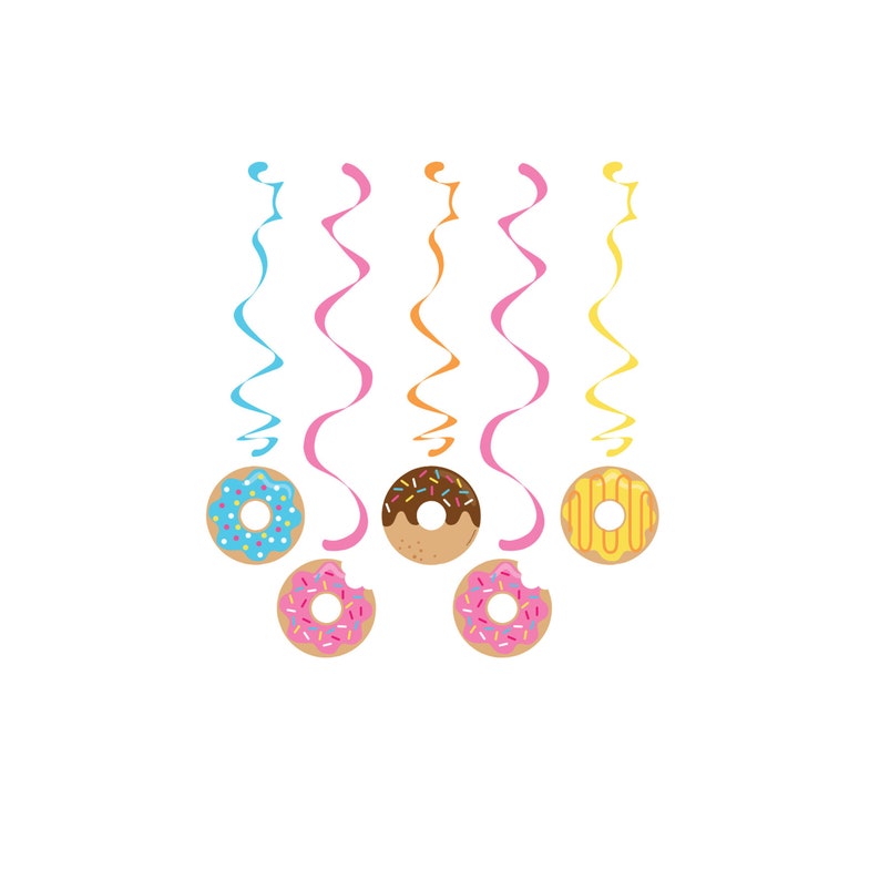 Donut Hanging Decor Donut Ceiling Decorations Hanging Party Etsy