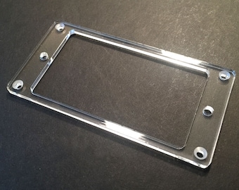 Guitar Part - PICKUP RING Mounting Trim Flat Bezel - Humbucker - CLEAR