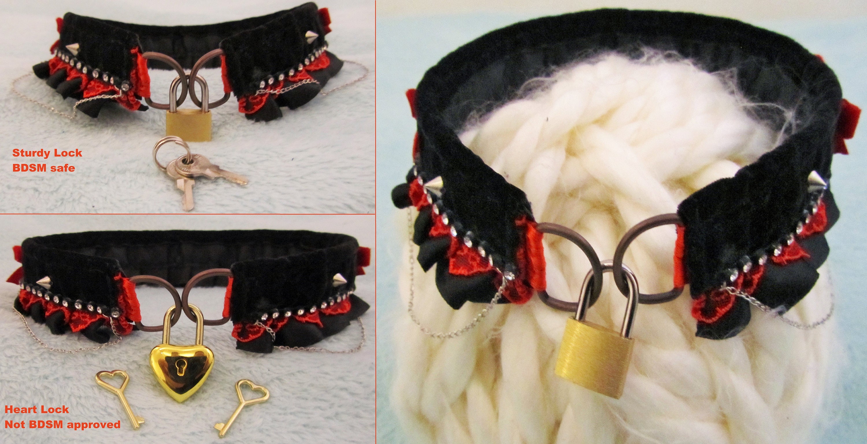 Custom Collar Kitten Play Collar Pet Play Collar BDSM Etsy