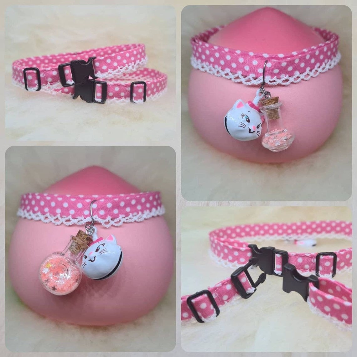 MTO Kitten Play Collar Pet Play Collar BDSM Collar Kitten Etsy