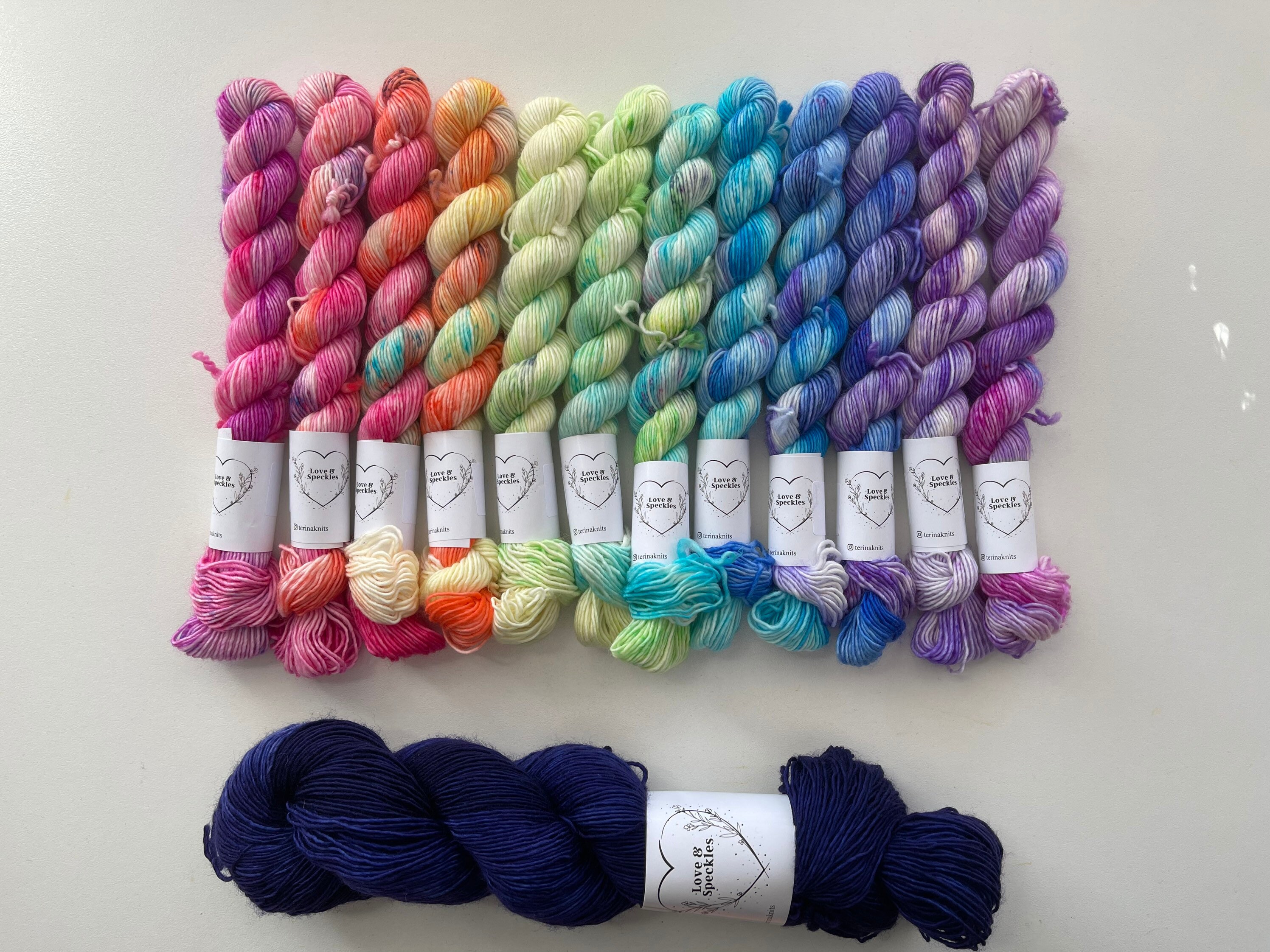 Love is Love - Hand dyed yarn - Mohair - Fingering - Sock - DK - Sport –  Craft Emporium