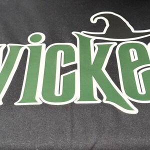 Wicked Movie Sweatshirt-Unisex Grey Gildan Sweatshirt, Broadway Wicked Shirt, Musical Sweatshirt, Elphaba and Glinda Fans