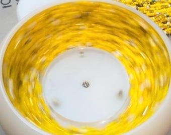 Sunflower Waist Beads | African Belly Beads | Yellow Waist Bead Strand | Handmade Body Jewelry | Self Love Gift for Women Intention