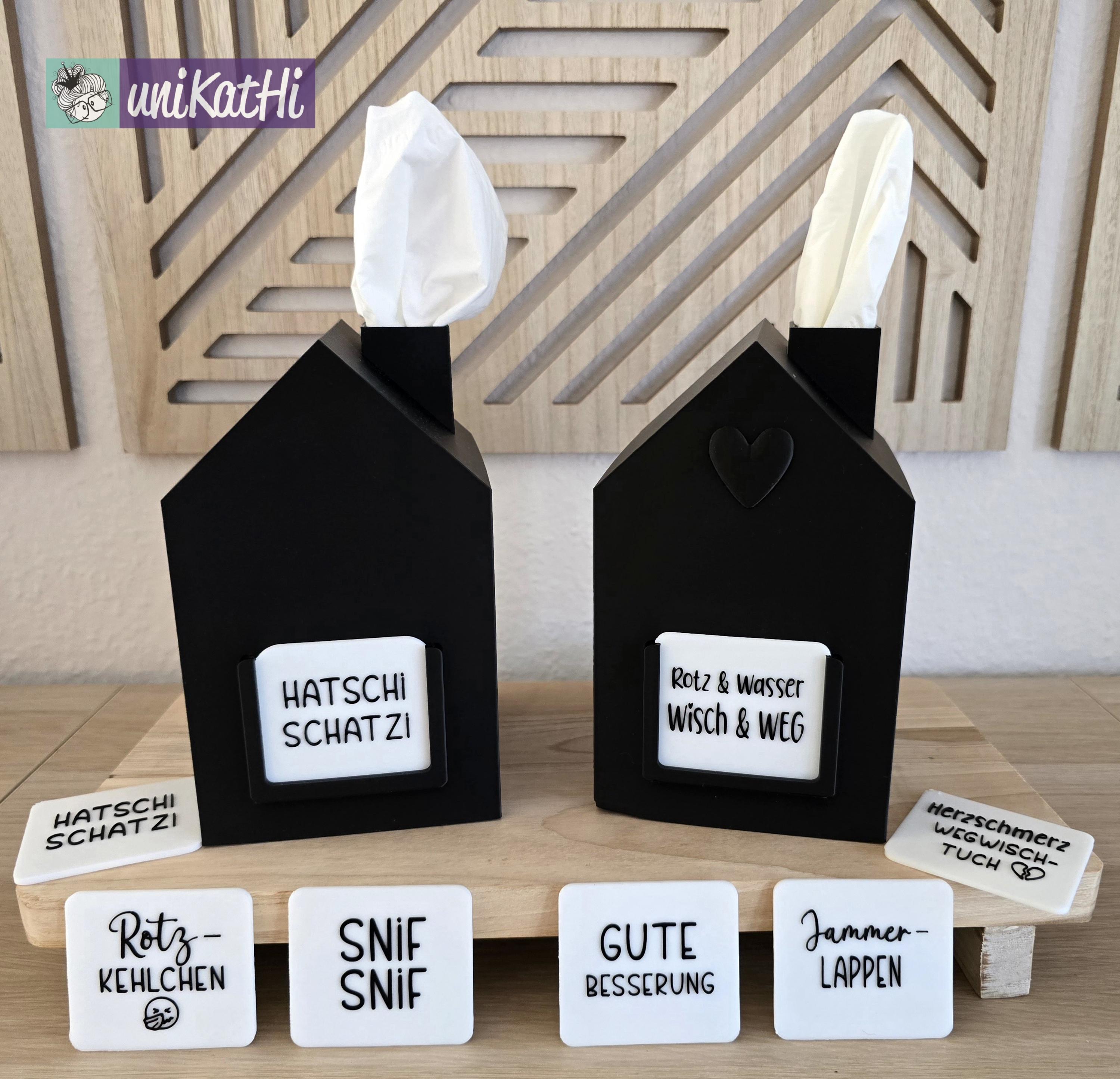 3D print file, tissue house (private download), STL, 3mf, Tempo, tissue, tissue dispenser, get well soon, recovery gift