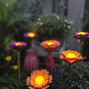 3D-utskriftsfil, 3D-blomma "GEBBI" STL-fil, trädgårdsdekoration för pool, balkong, LED-insats, exklusiv design, privat bruk inklusive mini-kommersiell licens bild 4