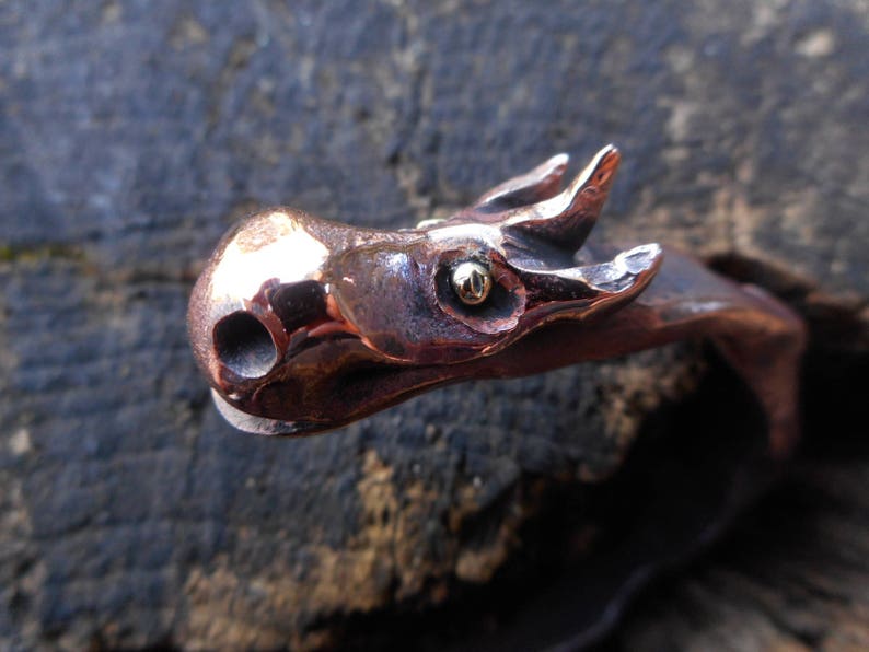 DRAGON Copper Cuff Bracelet for New Boyfriend Gift for Him Sci-Fi Fan Jewelry Blacksmith Made Bracelet Copper Ancient Jewelry