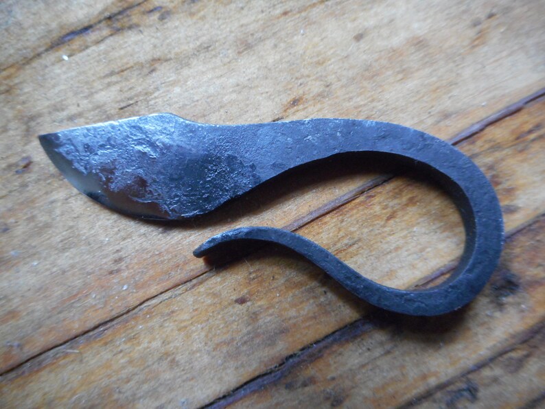 Neck Knife Necklace With Sheath / Blacksmith Made Knife / Etsy