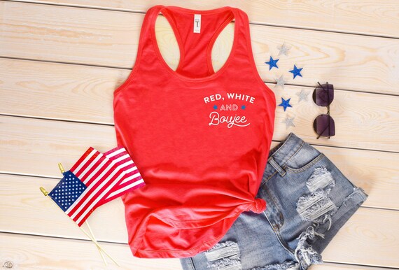 red white and boujee shirt