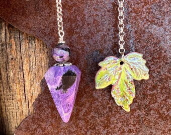 Charoite pendulum   Rare pendulum.