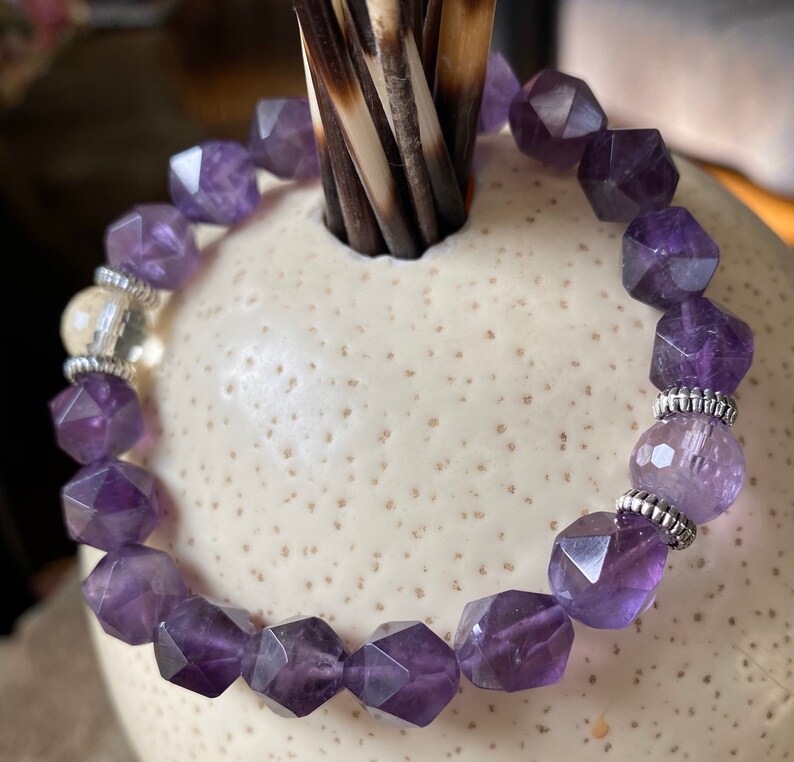 Amethyst bracelet