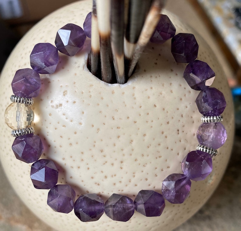 Amethyst bracelet