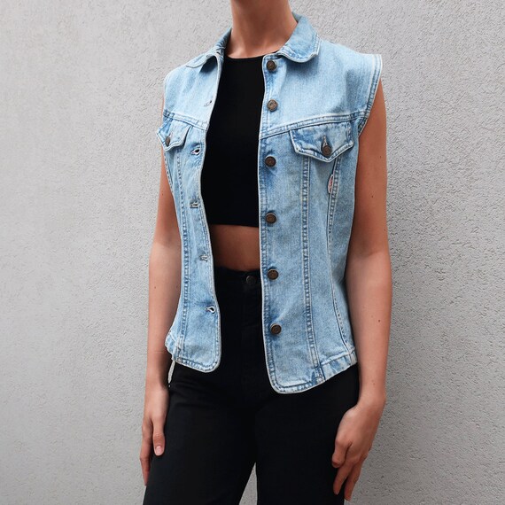 ladies denim vest sale