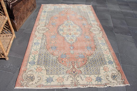 素敵なトルコ絨毯 オールド絨毯 ヴィンテージラグ トルコ絨毯 カルス ヤストゥック