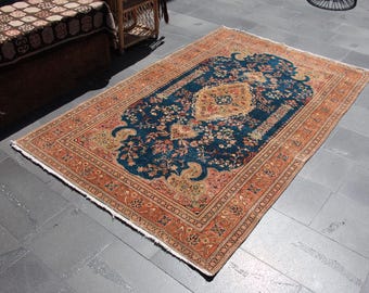 トルコ絨毯、カーペット、大型絨毯 6.2 x 9 フィート ベージュ ラグ