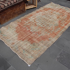 Türkischer Teppich, Teppich, Vintage-Teppich, Kelimteppich, Orientteppich, Kelimteppich, Teppich, Wollteppich, Orientteppich, Orientteppich, Teppich
