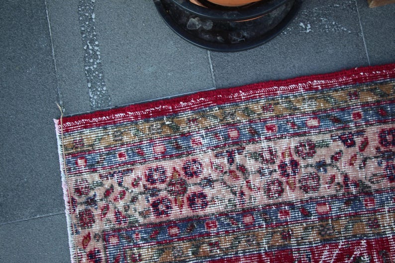 Turkish Rug, Vintage Rug, Livingroom Rug, Organic Wool Rug, Oriental