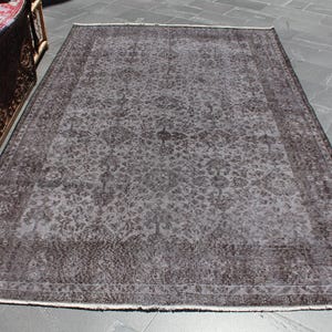 Turkish rug, Vintage rug, Bedroom rug, Large area rug, Oriental rug, Handmade rug, Boho rug, Home decor, Diningroom rug 5.5 x 9.1 ft MBZ2882
