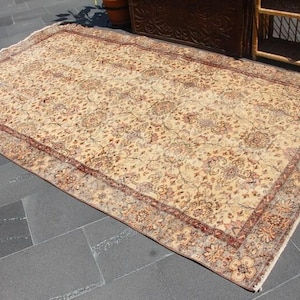 Tribal rug, Home decor, Rustic rug, Vintage rug, Turkish rug, Oriental rug, Handmade rug, Oversize rug, Boho decor,  9.4 x 12.8 ft MBZ1100