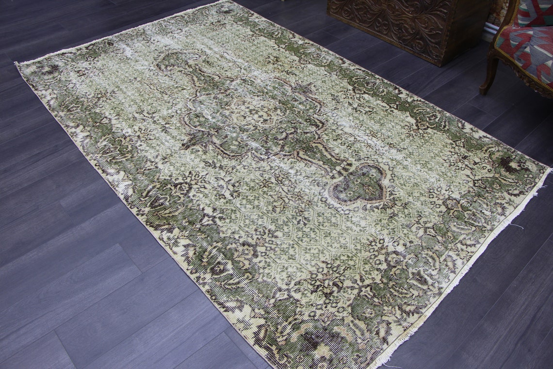 Grüner Teppich SchlafzimmerTeppich Großer Teppich | Etsy