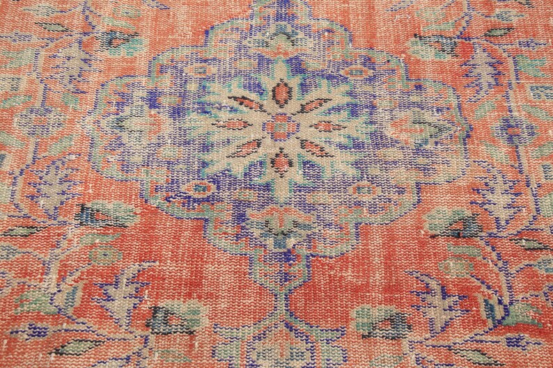bohemian rug Free Shipping area rug, vintage rug 5.2 x 9 ft oushak rug, old nomadic rug, unique rug, turkish rug, decorative rug MB14918 image 5