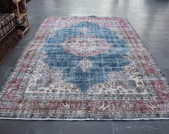 トルコヴィンテージラグ　トルコ絨毯　ハンドメイド オールド絨毯 ヴィンテージラグ トルコ絨毯 カルス ヤストゥック