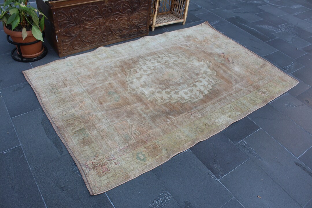 Turkish Rug, Vintage Rug, Bedroom Rug, Area Rug, Oriental Rug, Handmade