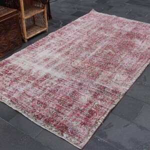 Turkish rug, Vintage rug, Bedroom rug, Large area rug, Oriental rug, Handmade rug, Boho rug, Home decor, Diningroom rug 5.1 x 8.8 ft MB14777