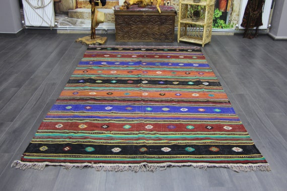 トルコキリム ヴィンテージラグ トライバルラグ トルコラグ 【公式通販】 トルコキリム ヴィンテージラグ トライバルラグ トルコラグ 【公式通販】