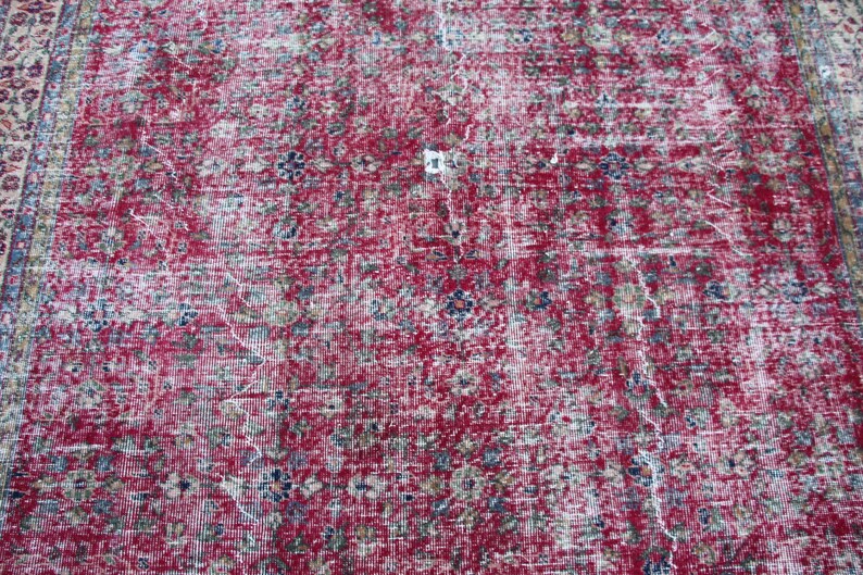 Turkish Rug, Vintage Rug, Livingroom Rug, Organic Wool Rug, Oriental