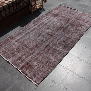 turkish rug, bedroom rug, oushak rug Free Shipping 3.7 x 7.6 ft wool rug , anatolian rug , oriental rug  tribal rug , area rug MBT0095