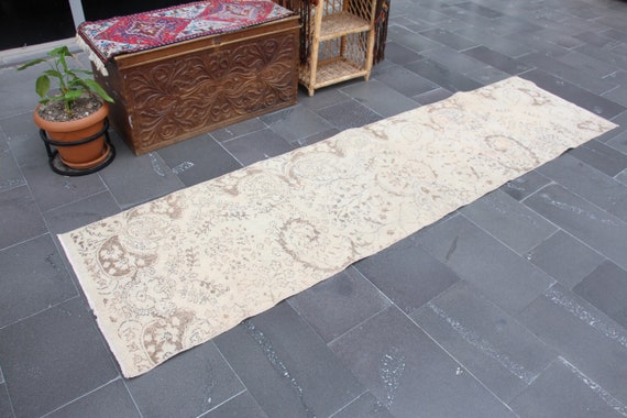 Turkish Rug, Vintage Runner Rug, Herki Rug, Organic Wool Rug, Home