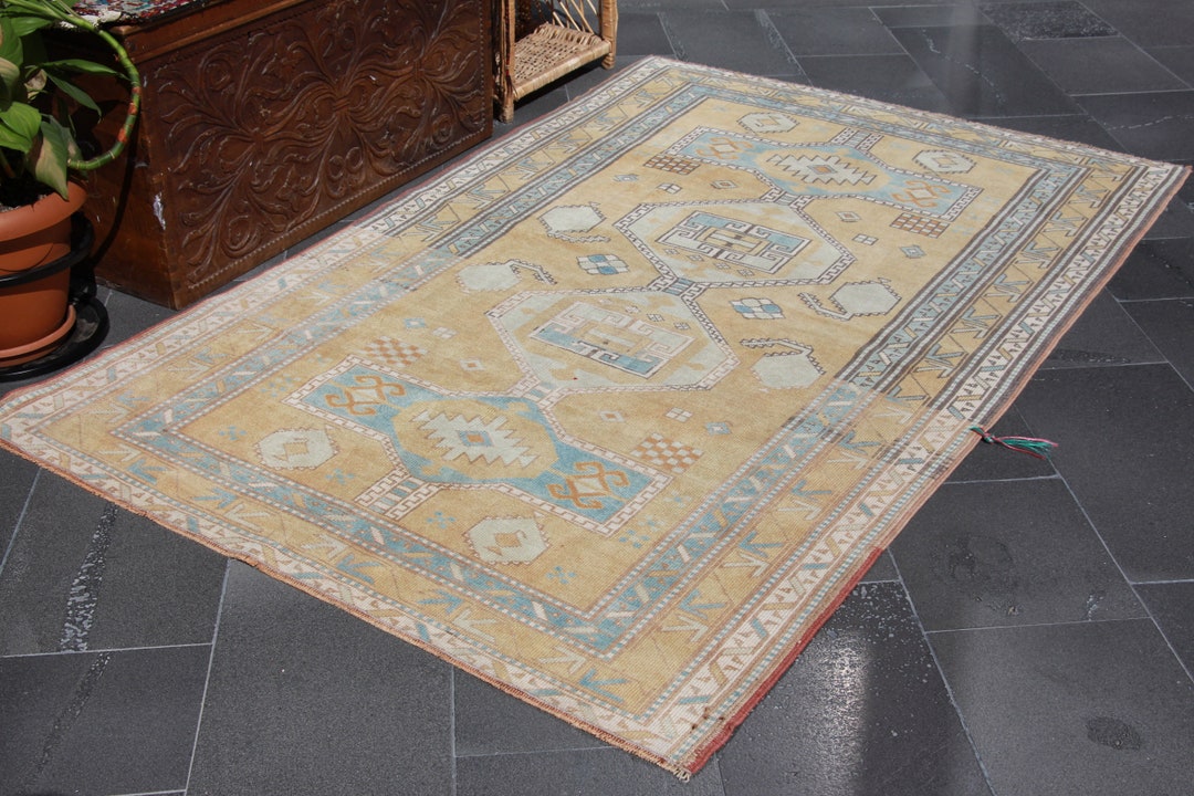 Beige Rug, Bedroom Rug, Large Area Rug, Oriental Rug, Turkish Rug