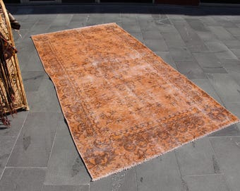 Dywan w jasnym kolorze, Dywan vintage, Dywan oversize, Dywan ręcznie robiony, Dywan boho, Dywan anatolijski, Dywan turecki 4,6 x 9,1 stopy, Dywan podłogowy, Dywan, MBZ1863