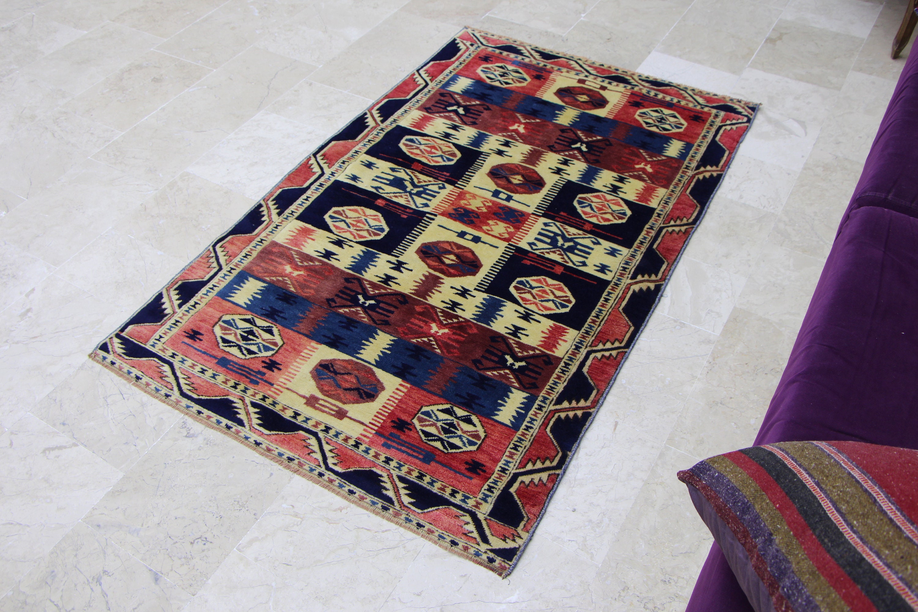 Turkish Area Rug Turkey Unique Rug Handmade Rug Natural Etsy